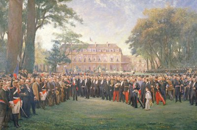 Reception of the Mayors of France at the Elysee Palace, 22nd September 1900, 1904 by Fernand Cormon